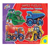 Shaped Puzzles Construction Vehicles