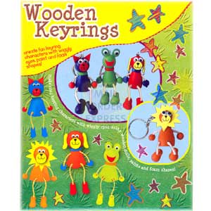 Wooden Keyrings Activity Pack