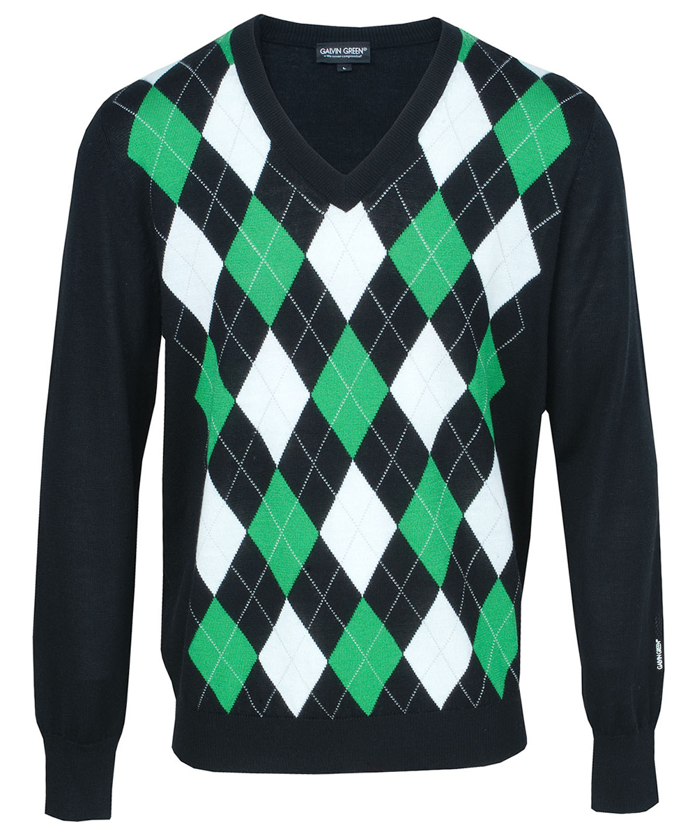 Galvin Green Cayman Sweater Black/Green/White