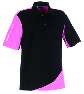 Jeremy Polo Shirt Black/Hot Pink