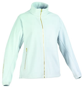 Ladies Blanche Windstopper Jacket White/Gold
