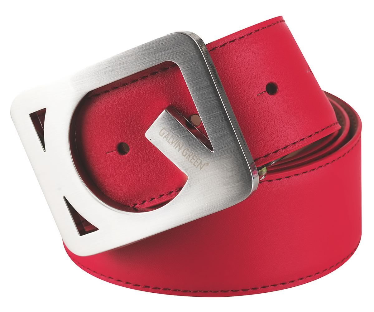 Galvin Green West Belt Electric Red