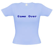 Over Player female t-shirt.