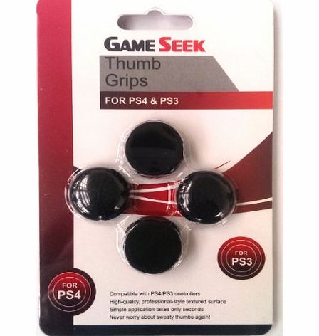 GameSeek PlayStation Thumb Grips (for PS4 and PS3 controllers)