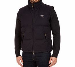 Gant Navy cotton quilted gilet