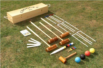 Garden Games Hurlingham 4 Player Croquet Set