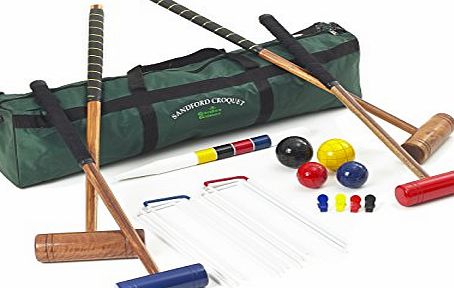 Garden Games Sandford Family Croquet Set in A Storage Bag