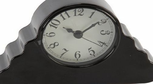 Small Black Mantel Clock Brand New