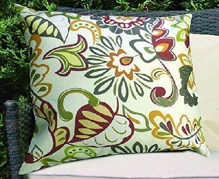 Colourful Multi Floral Design Water Resistant Outdoor Cushions for Cane/Garden Furniture