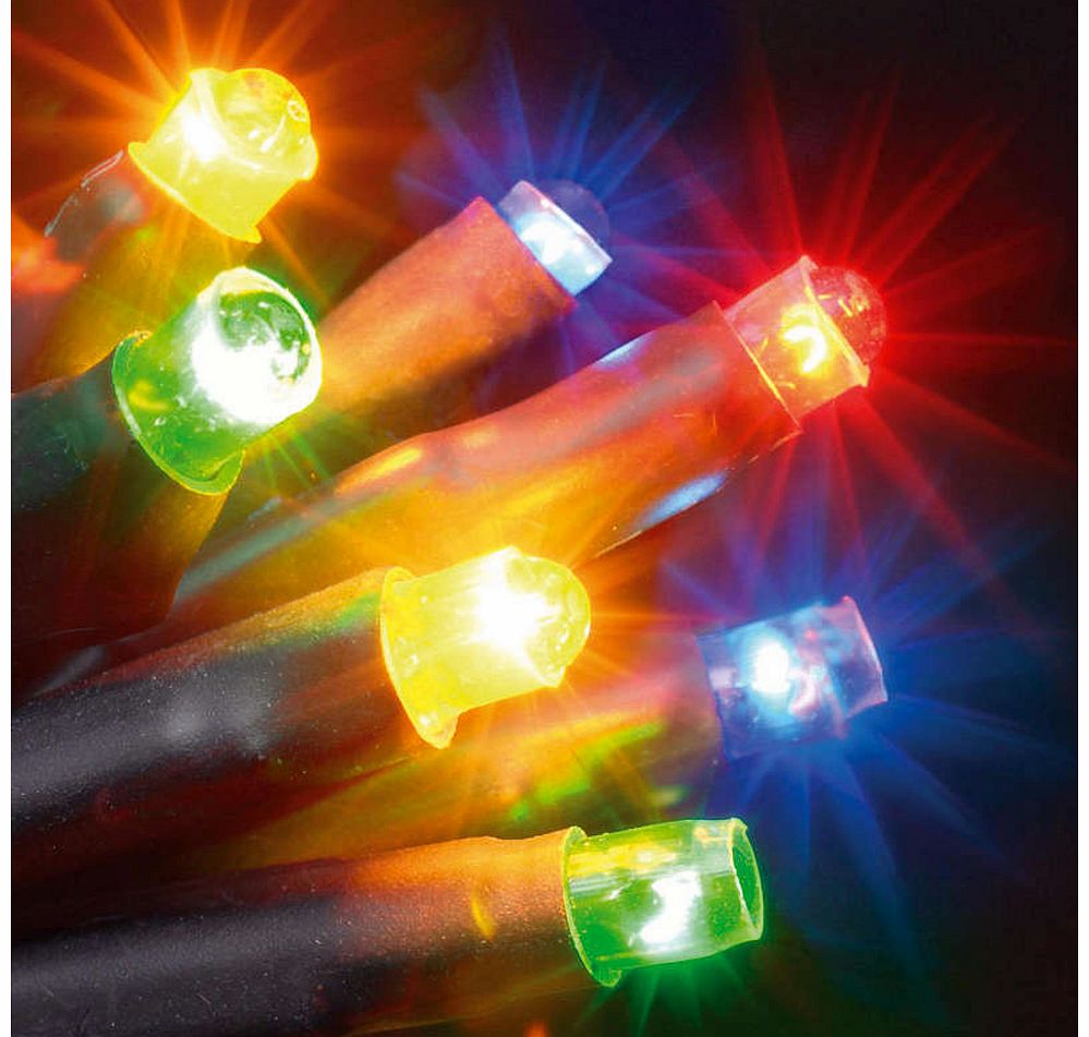100 Multicoloured LED Connectable Lights