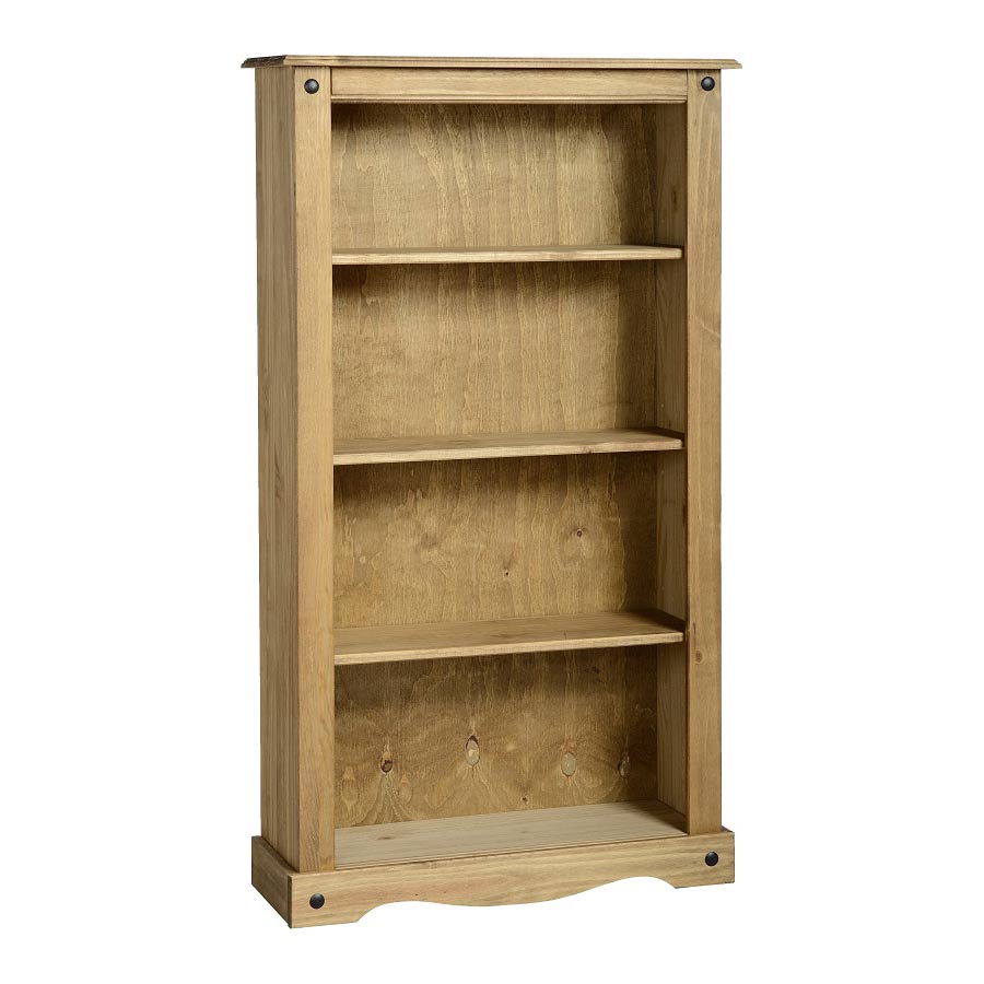 Cortez Corona Pine Medium Bookcase