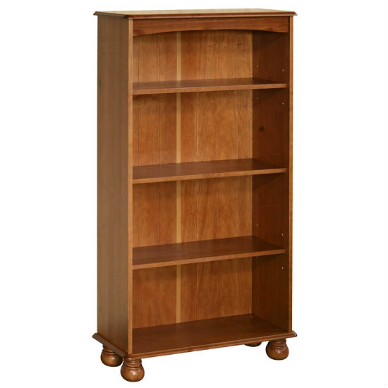 Gardens and Homes Direct Dovedale 4 Shelf Pine Bookcase