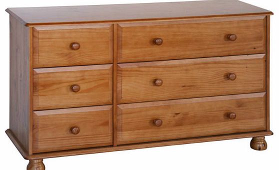 Dovedale Wide Pine Drawer Chest