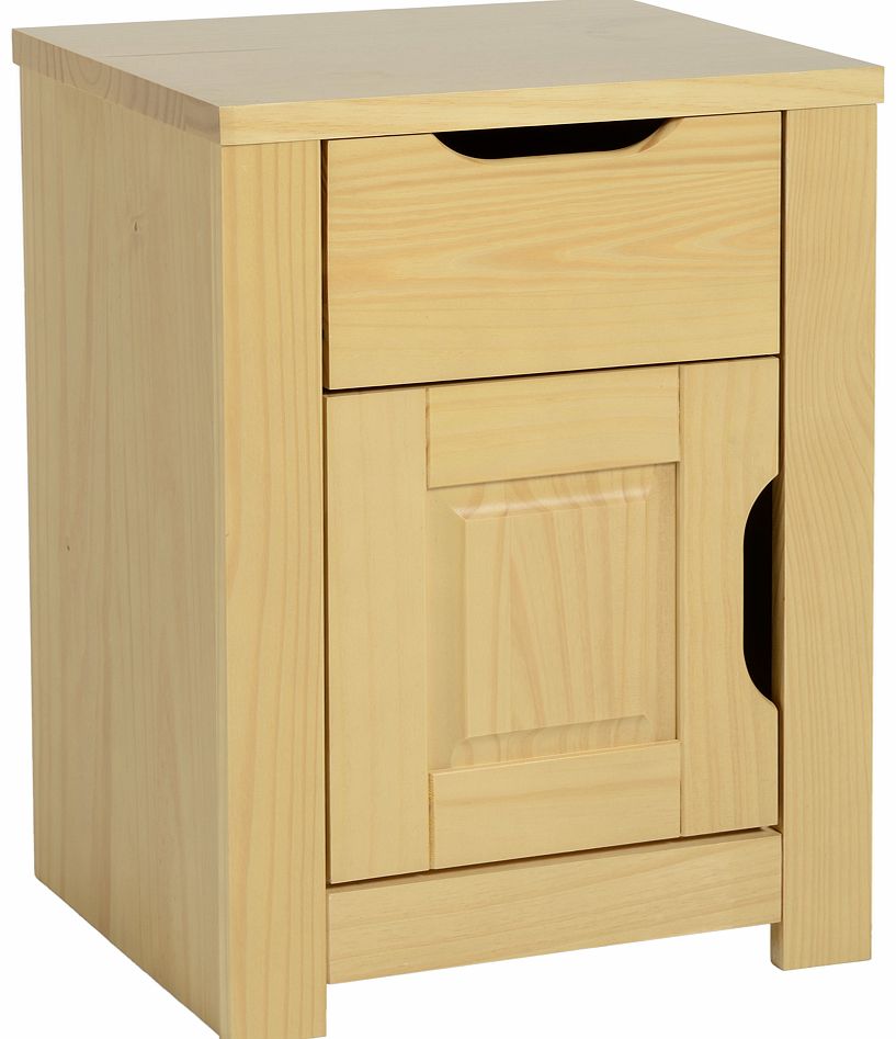 Gardens and Homes Direct Eclipse Pine Bedside Cabinet