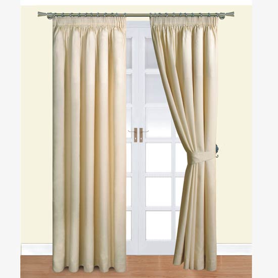 Gardens and Homes Direct Padstow curtains - 65 x 72 - cream - BC