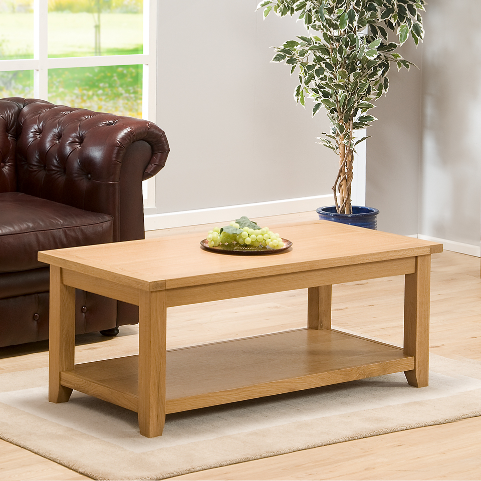 Gardens and Homes Direct Stirling Oak Coffee Table