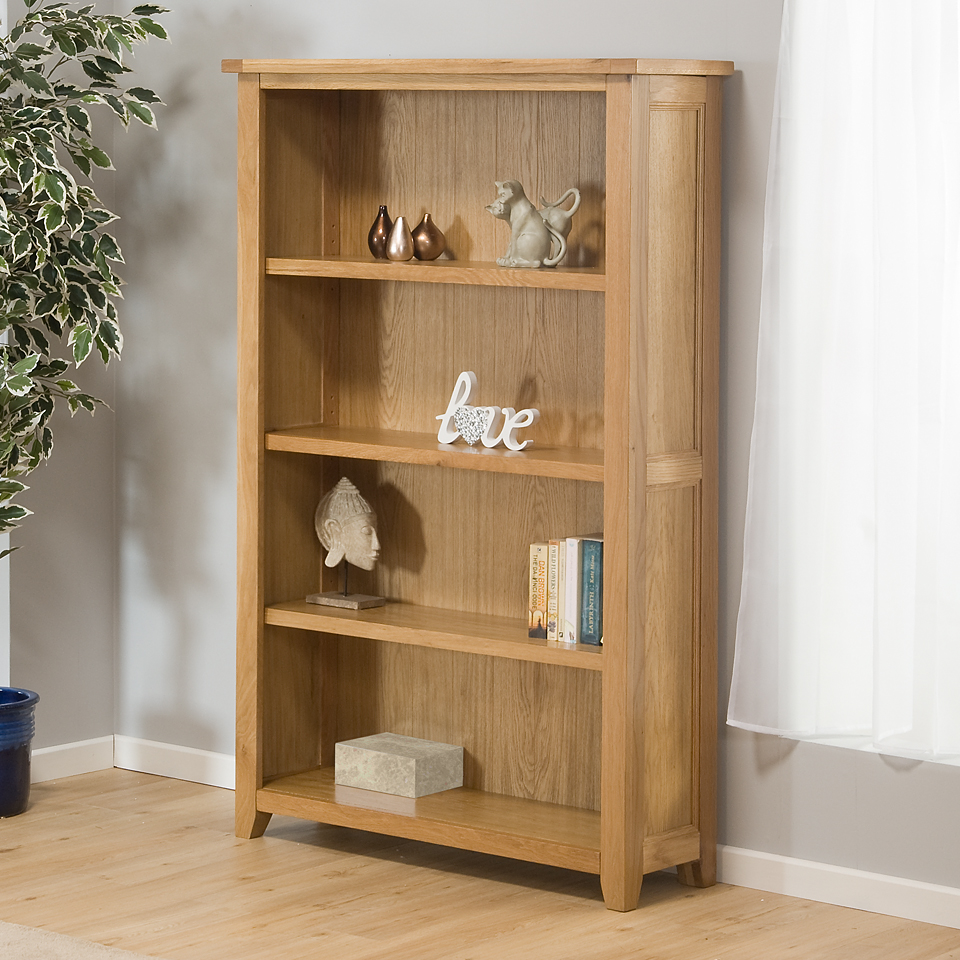 Gardens and Homes Direct Stirling Oak Large Bookcase