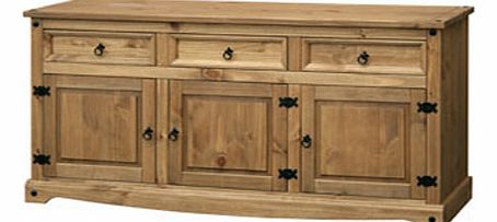Gardens and Homes Direct Toluca Corona Pine Large Sideboard