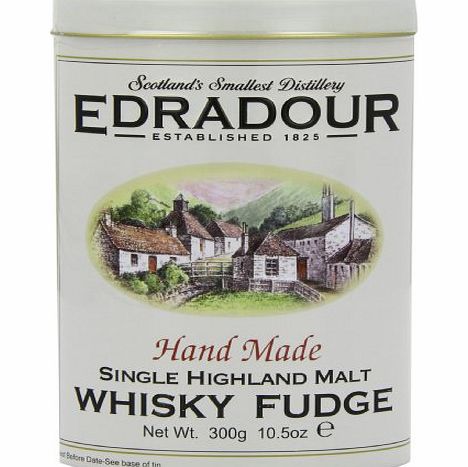 Ltd Edradour Malt Whisky Fudge Tin 300 g