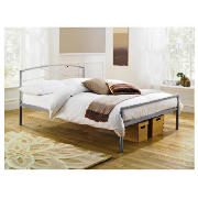 Garland Double Bed Chrome Finish And Sprung