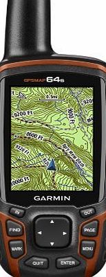 Garmin 64S Handheld GPS with TOPO UK/Ireland Light Map, Barometric Altimeter and 3 Axis Compass