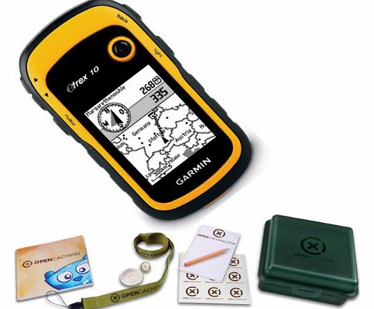 eTrex 10 Handheld GPS Geocaching Bundle
