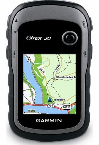Garmin eTrex 30 Handheld GPS with TOPO UK, Ireland Light Map, Compass and Barometric Altimeter