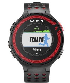 Forerunner 220 GPS Running Watch with Colour Display - Black/Red