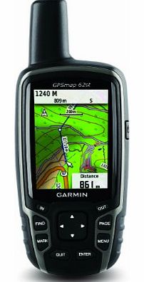 Garmin GPSMAP 62St Handheld GPS with TOPO Europe Mapping