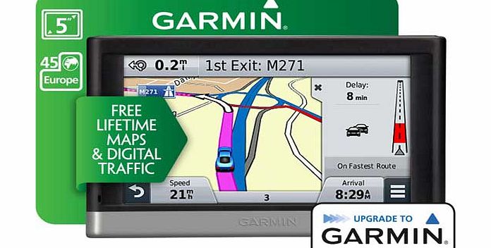 Nuvi 2598LMT-D 5 Inch Sat Nav with Case