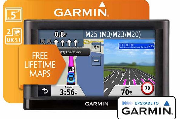 Garmin Nuvi 52LM 5` Sat Nav Lifetime Maps