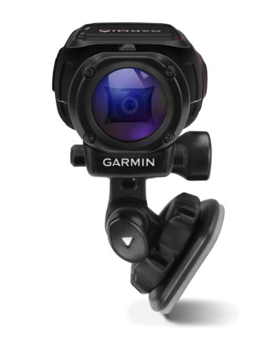 Garmin Virb HD Action Camera - Black (16MP) 1.4 inch LCD with Bike Handlebar Mount and Extra Battery