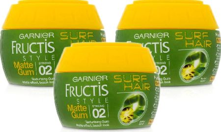 Garnier, 2102[^]0104240 Fructis Surf Texturising Gum Pot - 3 Pack