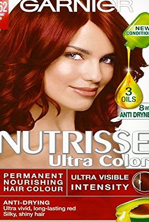 Garnier Nutrisse Ultra Color Permanent Hair Colour 5.62 Vibrant Red
