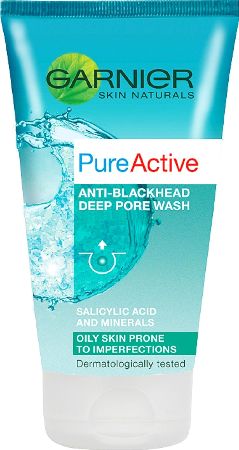Garnier, 2102[^]0102492 Pure Active Anti-Blackhead Wash