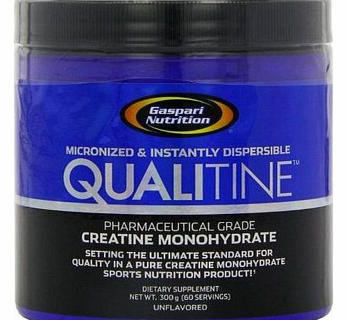 Gaspari Nutrition Qualitine 300 g Creatine Monohydrate Muscle Size and Strength Powder