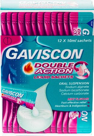 Gaviscon, 2102[^]0139245 Double Action Liquid Sachets