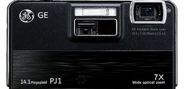 GE PJ1 Camera - Black (14MP, 7x Optical Zoom) 3.0 inch LCD