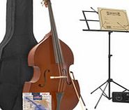 Gear4Music 3/4 Size Double Bass Back to School Pack by