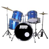 Gear4music 5 piece Drum Kit in BLUE