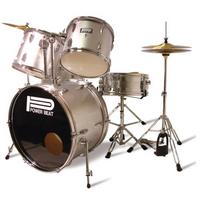 Gear4music 5 piece Drum Kit in silver