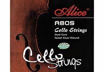 Gear4Music Alice Cello String Set 1/2 size
