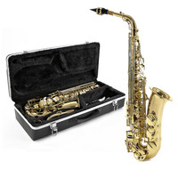Gear4Music Alto Saxophone by Gear4music Light Gold