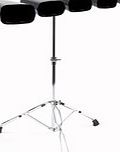 Gear4Music Cowbell Set with Stand by Gear4music - Nearly New