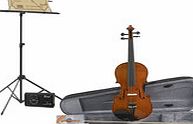 Gear4Music Deluxe 1/2 Size Violin Back to School Pack by
