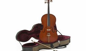 Gear4Music Deluxe 1/4 Cello with Case by Gear4music - Ex Demo