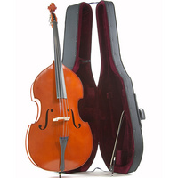 Deluxe 3/4 Solid Top Double Bass   Case