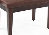 Gear4Music Deluxe Piano Stool by Gear4music Rosewood - Ex