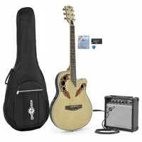Deluxe Round Back Guitar and 15W Amp Pack Flamed