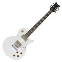 Gear4Music Electric-GB Guitar by Gear4music White Special